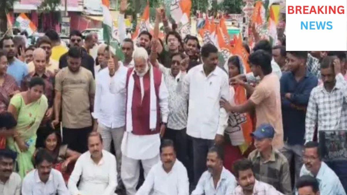 अंबिकापुर में कांग्रेस का हल्ला बोल: खाद कालाबाजारी और सरकारी उदासीनता के खिलाफ चक्काजाम