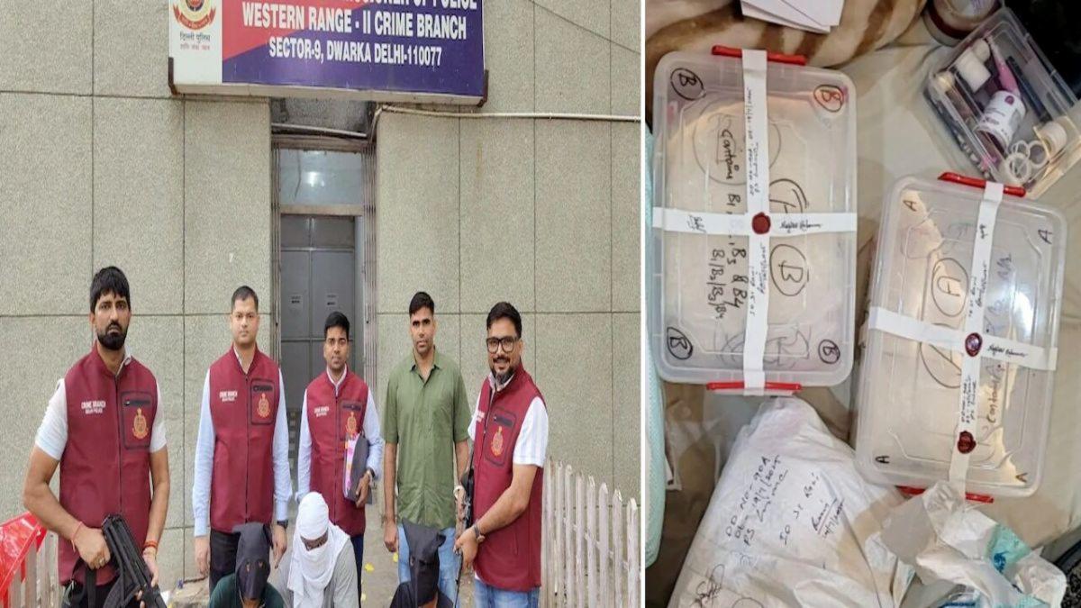 दिल्ली पुलिस की बड़ी कार्रवाई: इंटरनेशनल ड्रग रैकेट का पर्दाफाश, 2 नाइजीरियन समेत 6 तस्कर गिरफ्तार