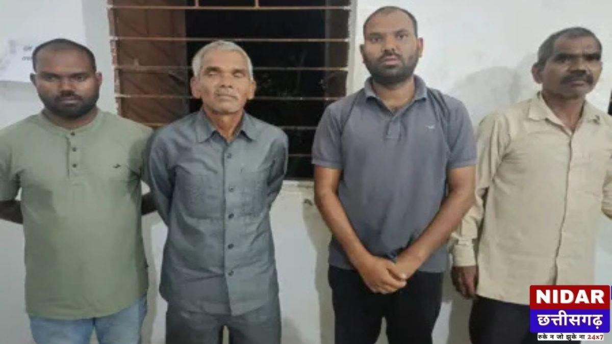 सूरजपुर डबल मर्डर केस: SUV से कुचलकर पिता-पुत्र की हत्या, 4 आरोपी गिरफ्तार