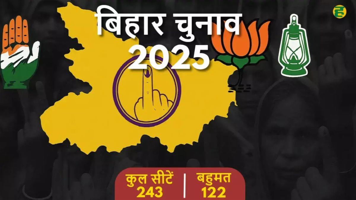 बिहार चुनाव 2025: मतदान 6 और 11 नवंबर को, मतगणना 14 नवंबर को