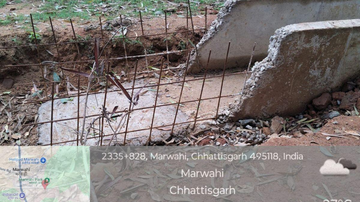 मरवाही के वार्ड 13 में करोड़ों के नाली निर्माण पर भ्रष्टाचार का साया, स्थानीय निवासियों ने खोली पोल