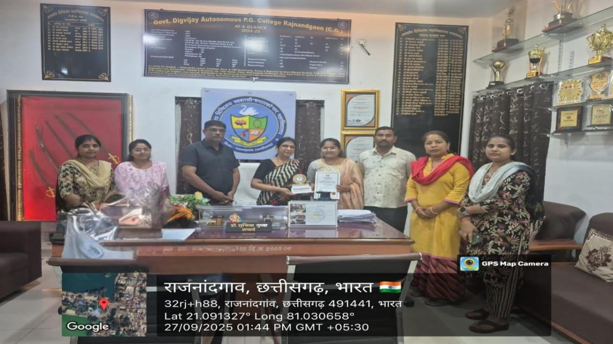 योगिता कुंबले को यंग चैंपियन अवार्ड, वर्ल्ड रिकॉर्ड से सम्मानित